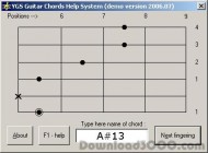 YGS Guitar Chords Help System screenshot